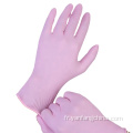 Gants de latex nitrile jetable sans poudre